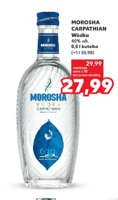 Wódka Morosha Carpathian 40% promocja w Kaufland