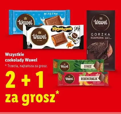 Czekolada mleczna Wawel promocja w Lidl