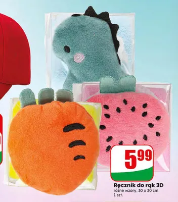 Ręcznik do rąk 3D promocja w Dino