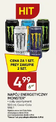Napój energetyczny Monster promocja w Chata Polska