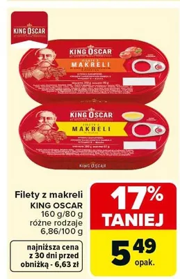 Filety z makreli różne rodzaje promocja w Carrefour Market