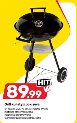 Grill kulisty promocja w Bricomarche