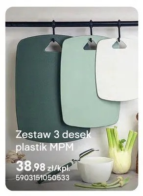 Zestaw 3 desek plastik MPM promocja w Castorama