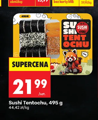 Sushi Tentochu Sushi 4 You promocja w Biedronka