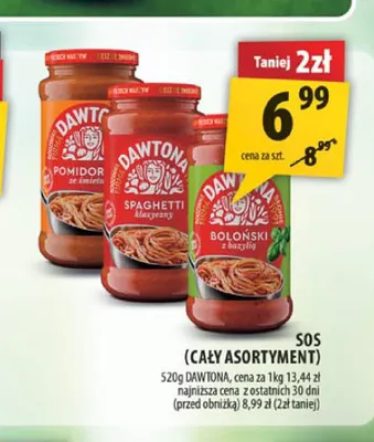 Sos boloński z bazylią Dawtona promocja w Arhelan