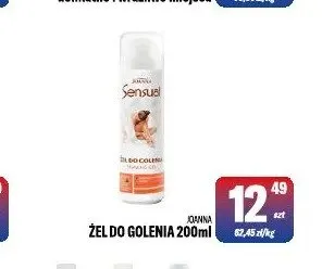 Żel do golenia Joanna Sensual promocja w Tomi Markt