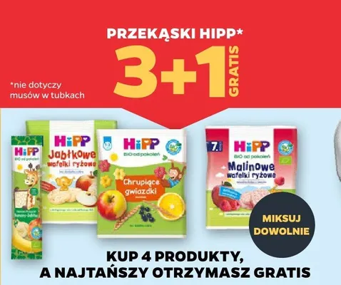 Przekąski Hipp (różne rodzaje) promocja w Netto