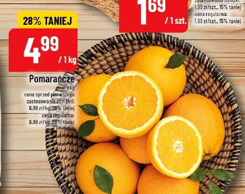 Pomarańcze promocja w POLOmarket