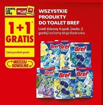 Zawieszka do WC Bref Power Aktiv Ocean promocja w Biedronka