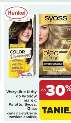 Farba do włosów Palette Color Shampoo promocja w Carrefour
