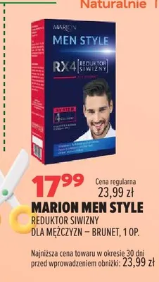 Reduktor siwizny dla mężczyzn Marion Men Style brunet promocja w Drogerie Natura
