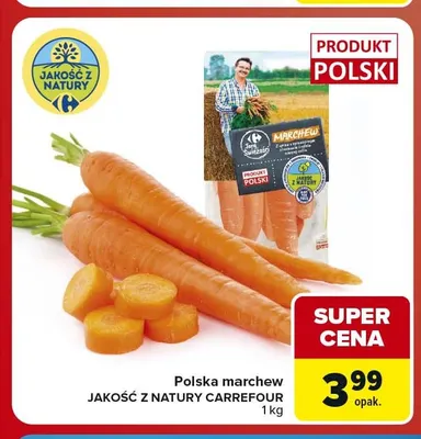 Marchew polska Jakość z Natury Carrefour promocja w Carrefour Market