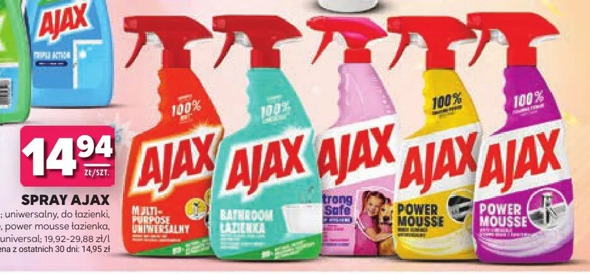 Spray uniwersalny Ajax Multi-Purpose promocja w Stokrotka