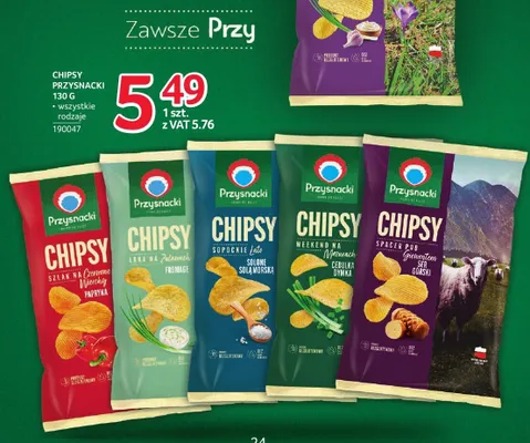 Chipsy Przysnacki 130 g promocja w Selgros