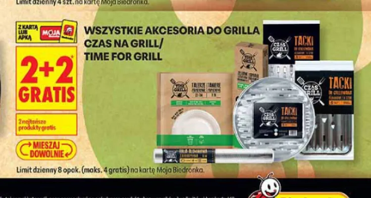 Akcesoria do grilla Czas na Grill / Time for promocja w Biedronka