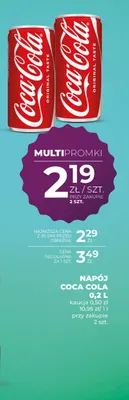 Napój Coca-Cola Original Taste promocja w Duży Ben