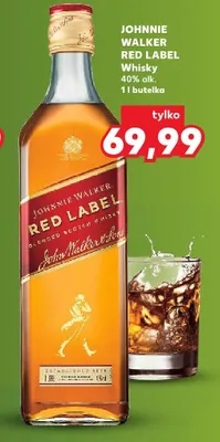 Whisky Johnnie Walker Red Label promocja w Kaufland