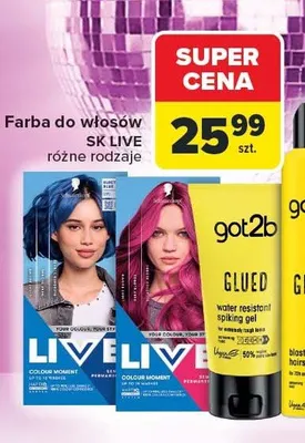 Farba do włosów Live promocja w Carrefour