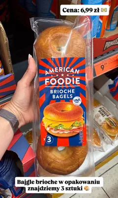 Bajgle brioche American Foodie promocja w Biedronka