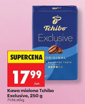 Kawa mielona Exclusive promocja w Biedronka