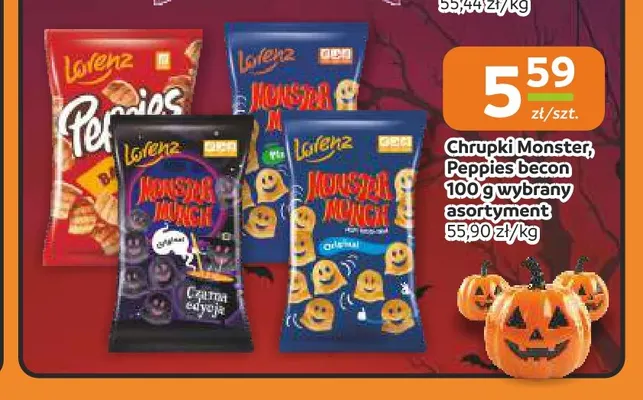 Chrupki Peppies becon Lorenz promocja w Społem Częstochowa