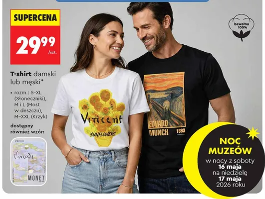 T-shirt męski promocja w Biedronka