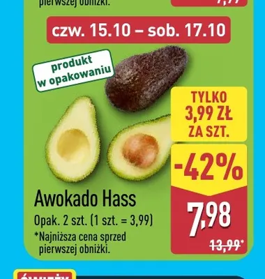 Awokado Hass promocja w Aldi
