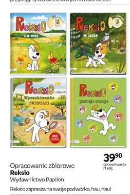 Książka Reksio Wyszukiwanka Zwierzaki promocja w Empik