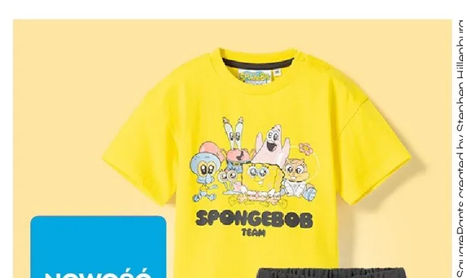 Koszulka niemowlęca SpongeBob promocja w Pepco