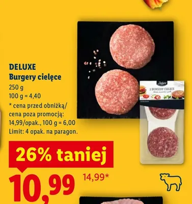 Burgery cielęce promocja w Lidl