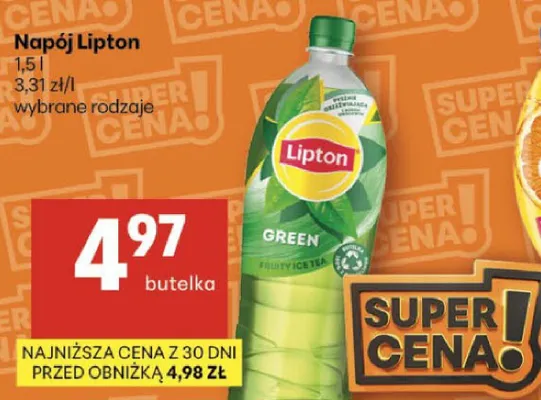 Napój Lipton Green promocja w Delikatesy Centrum