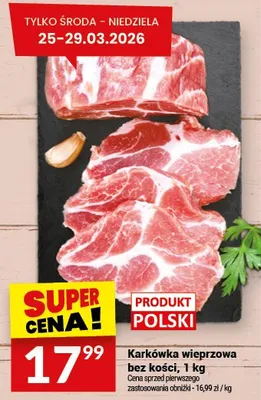 Karkówka wieprzowa bez kości promocja w Twój Market