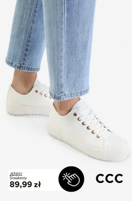 Sneakersy Jenny promocja w CCC