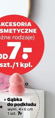 Gąbka do podkładu 4x6 cm promocja w Netto