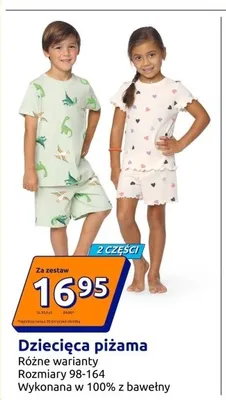 Piżama dziecięca promocja w Action