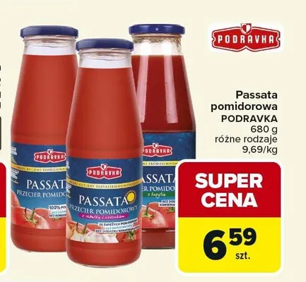 Passata pomidorowa Podravka promocja w Carrefour Market