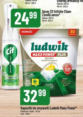 Spray Cif Infinite Clean Lime&Lemon promocja w POLOmarket