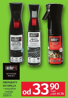 Preparaty do grilla Weber 500 ml różne rodzaje promocja w Selgros