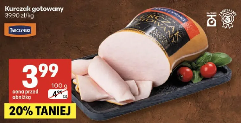 Kurczak gotowany promocja w Delikatesy Centrum