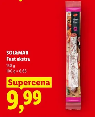 Fuet ekstra Sol&Mar promocja w Lidl