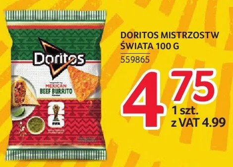 Doritos Mistrzostw Świata Mexican Beef Burrito promocja w Selgros
