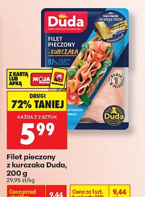 Filet pieczony z kurczaka promocja w Biedronka
