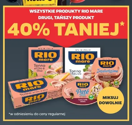 Tuńczyk w sosie własnym Rio Mare promocja w Netto