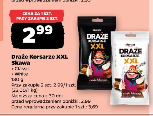 Draże Korsarze XXL Skawa Classic promocja w Netto