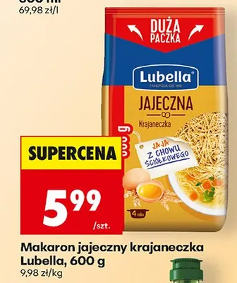 Makaron jajeczny krajanka promocja w Biedronka