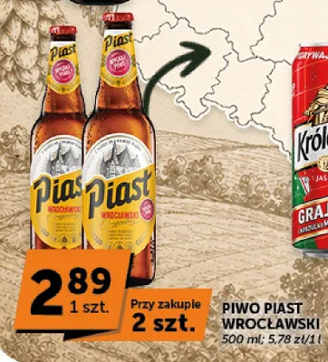 Piwo Piast Wrocławski promocja w ABC