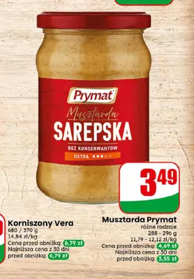 Musztarda sarepska Prymat promocja w Dino