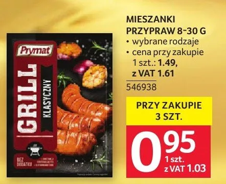 Mieszanki przypraw Prymat 8-30 g promocja w Selgros