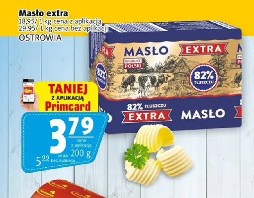 Masło extra Ostrowia promocja w Prim Market