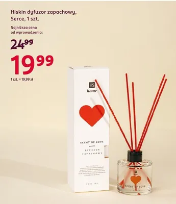 Dyfuzor Hiskin zapachowy, Serce, 1 szt. promocja w Rossmann